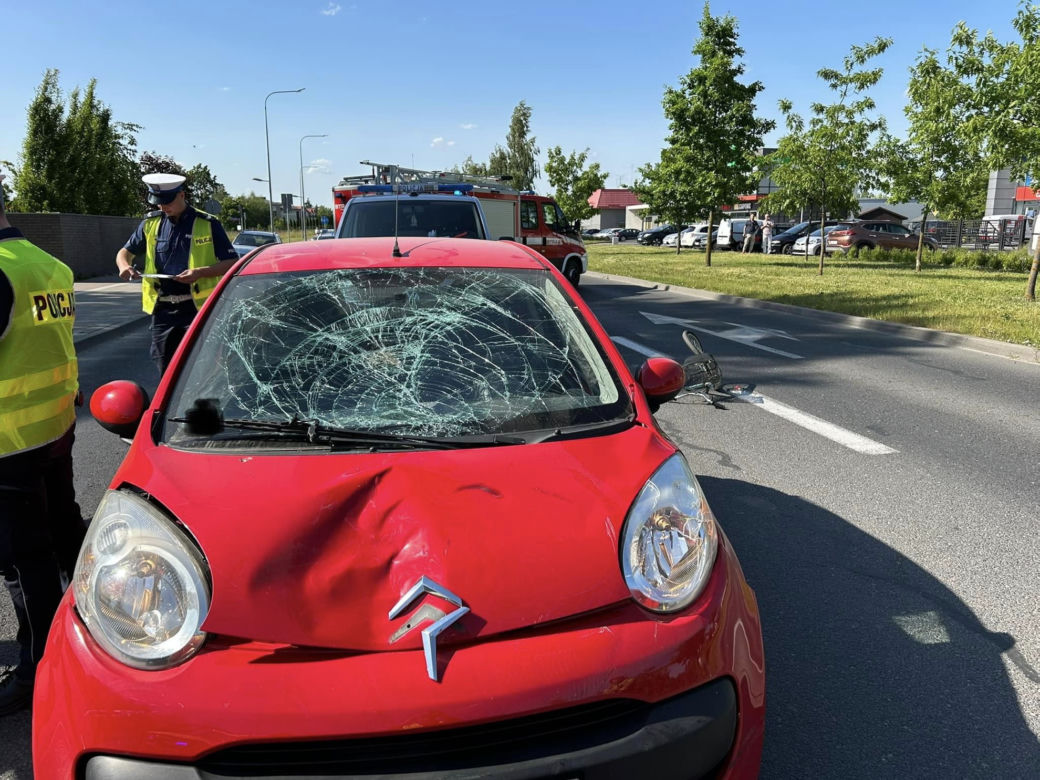 Horror na drodze. Jej rower pękł na pół! Potworny wypadek w Wyszkowie 