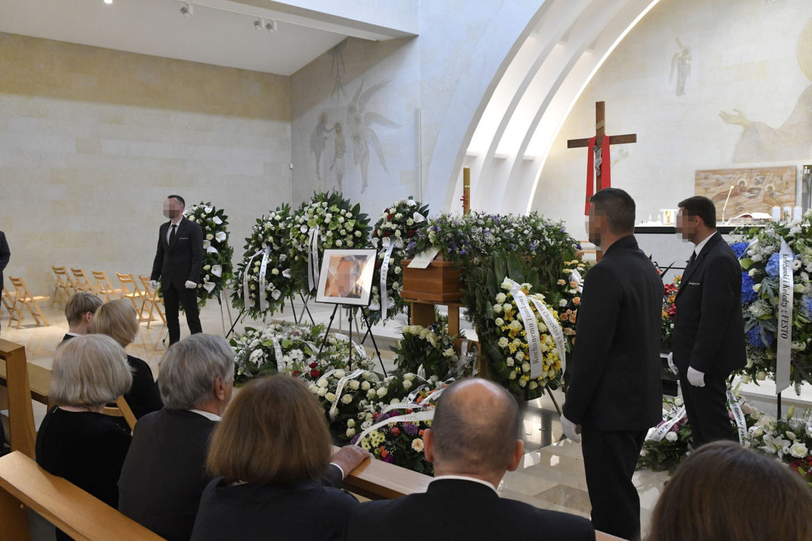 Ostatnie pożegnanie Tomasza, który zginął rozjechany przez szaleńca pod Tarczynem