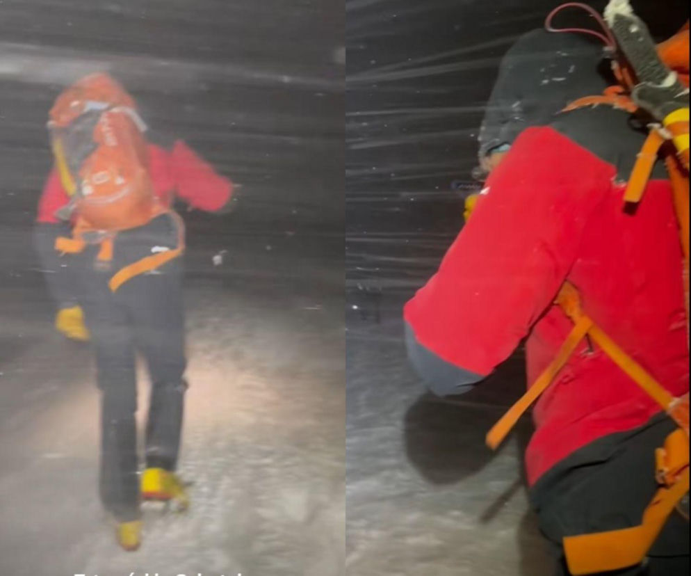 Turysta utknął nocą na Ornaku. TOPR prowadził wyprawę w zamieci