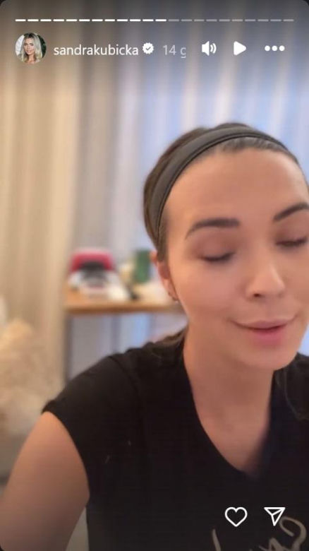 Sandra Kubicka tańczy i śpiewa na InstaStories. To chciała przekazać Baronowi?