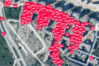 Krajowa Mapa Zagrożeń Bezpieczeństwa: Niektóre czerwone punkty w Krakowie zaskakują! [GALERIA]