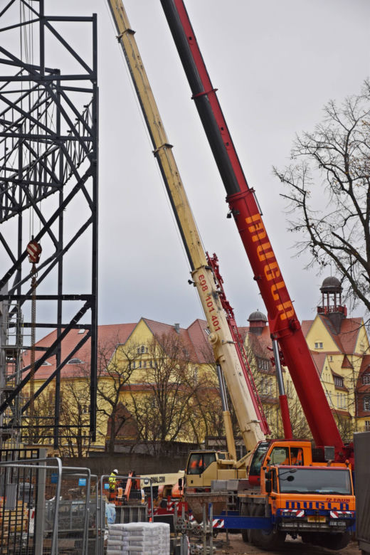 Budowa stadionu w Szczecinie - listopad 2021