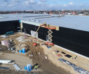 Postępy na budowie lotniska w Radomiu - marzec 2021