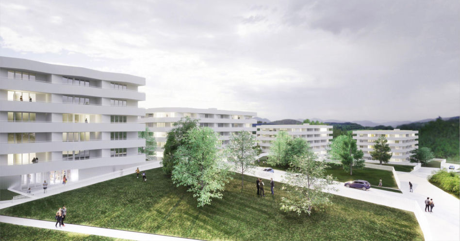 Osiedle TBS w Bielsku-Białej według M.O.C. Architekci 
