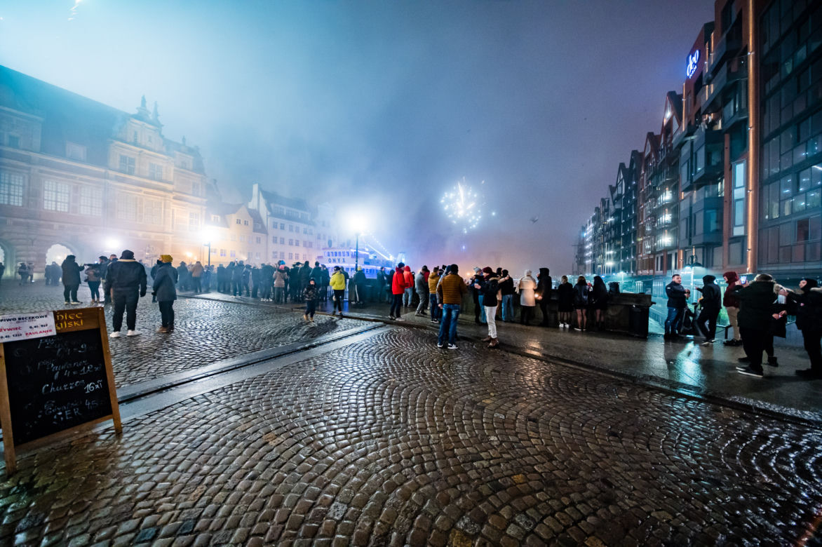 Sylwester 2020. Gdańsk opustoszał! ZIelony Most [ZDJĘCIA]