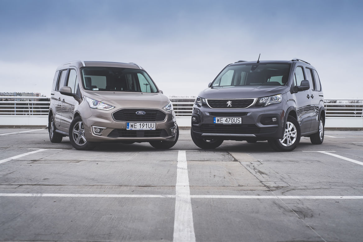 Peugeot Rifter Allure 1.5 D 130 KM MT6 vs. Ford Turneo Connect Titanium 1.5 D 120 KM AT8