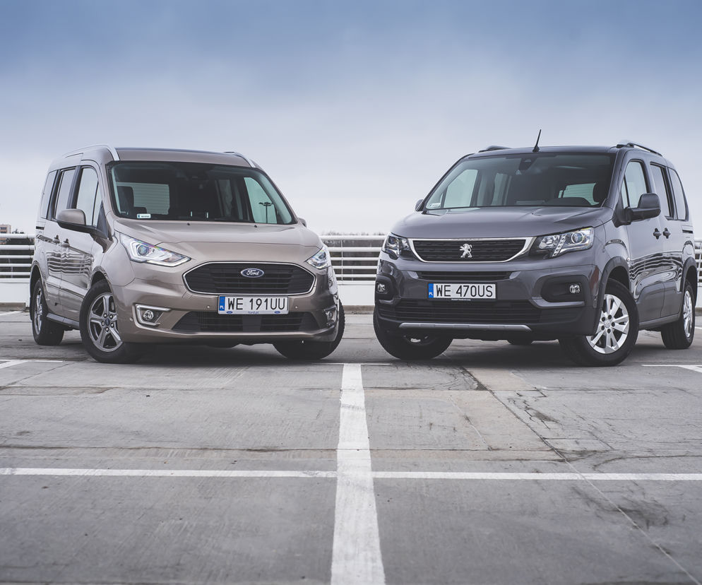 Peugeot Rifter Allure 1.5 D 130 KM MT6 vs. Ford Turneo Connect Titanium 1.5 D 120 KM AT8