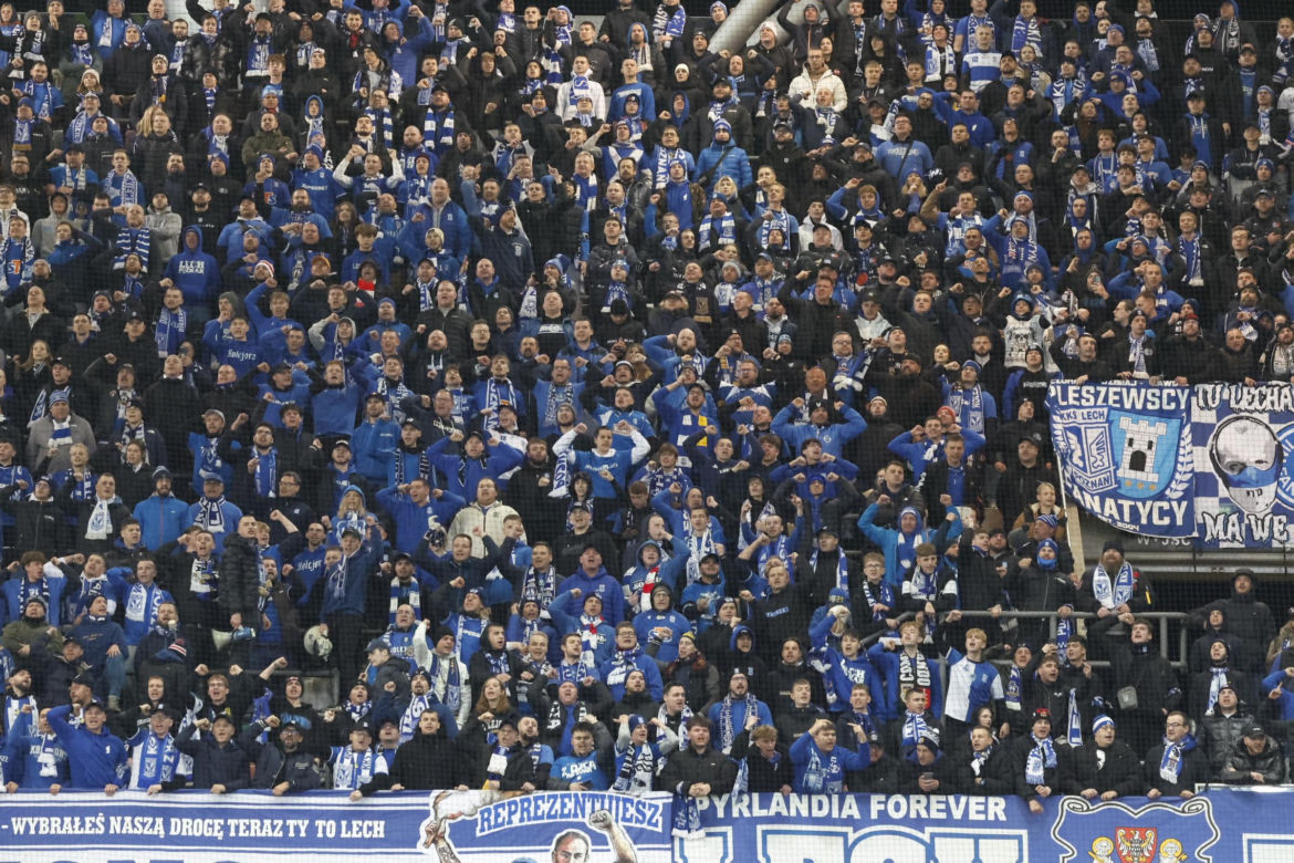 Legia Warszawa - Lech Poznań: Zdjęcia kibiców z klasyku i 13. kolejki PKO BP Ekstraklasy