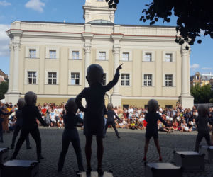 Peregrinus na Rynku w Lesznie