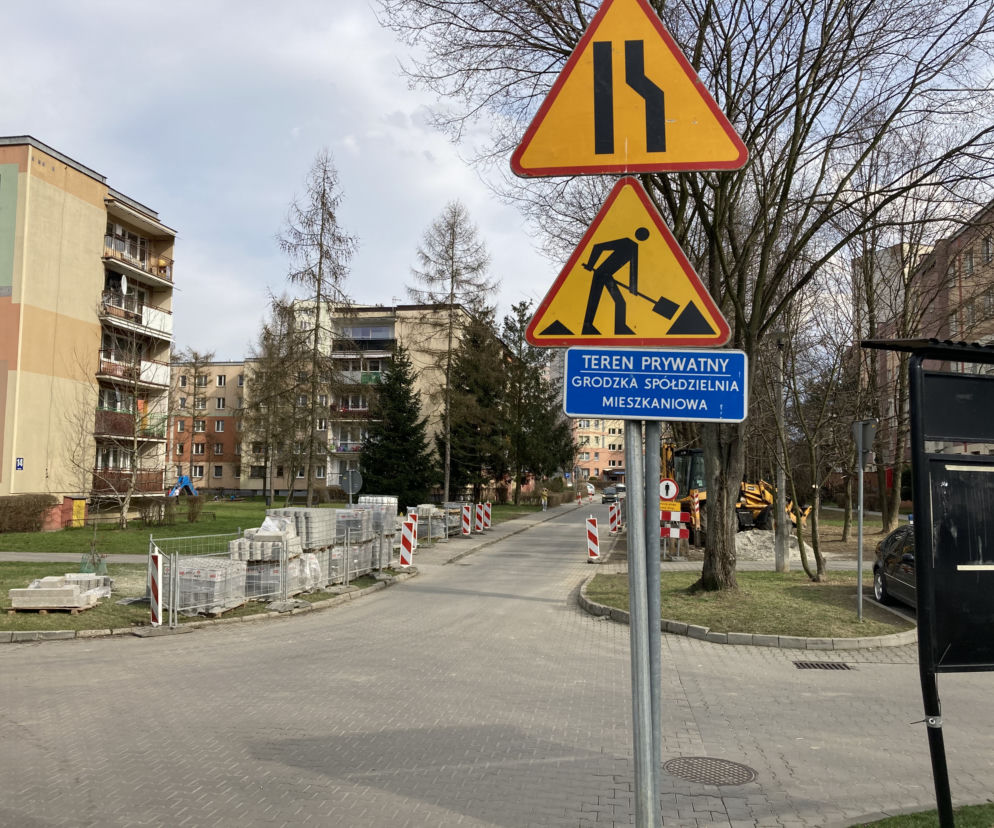 Remont ulicy Hubala w Nowym Sączu