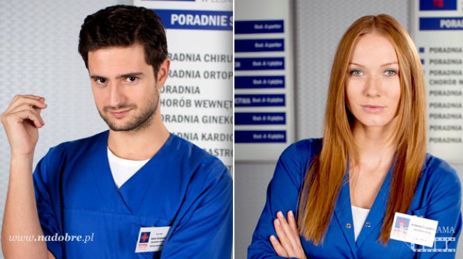 Na dobre i na złe odc. 550. Adam Krajewski (Grzegorz Daukszewicz), Wiktoria Consalida (Katarzyna Dąbrowska)