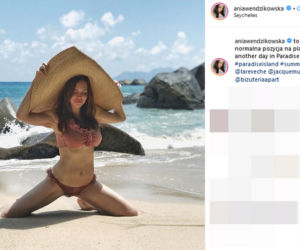 Anna Wendzikowska na Seszelach 