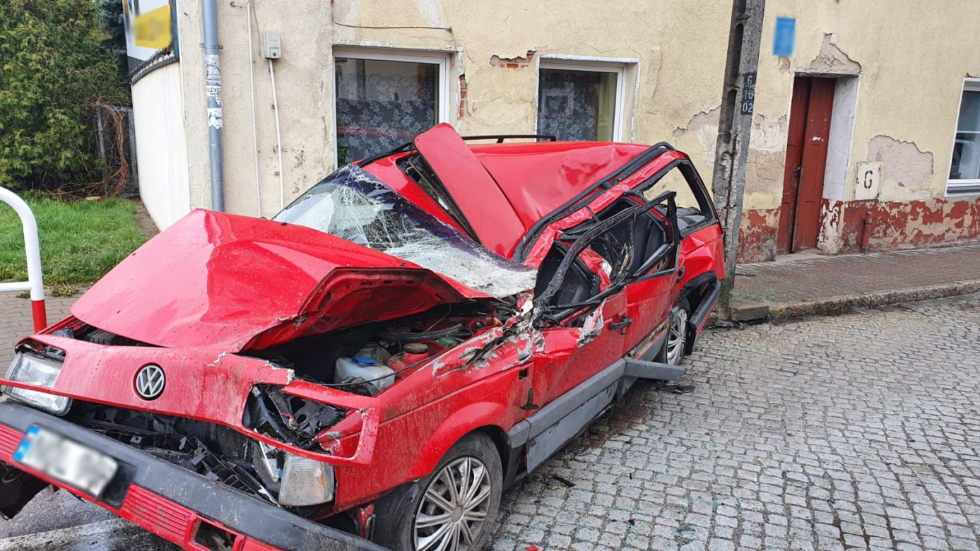 Groźny wypadek w Olsztynku