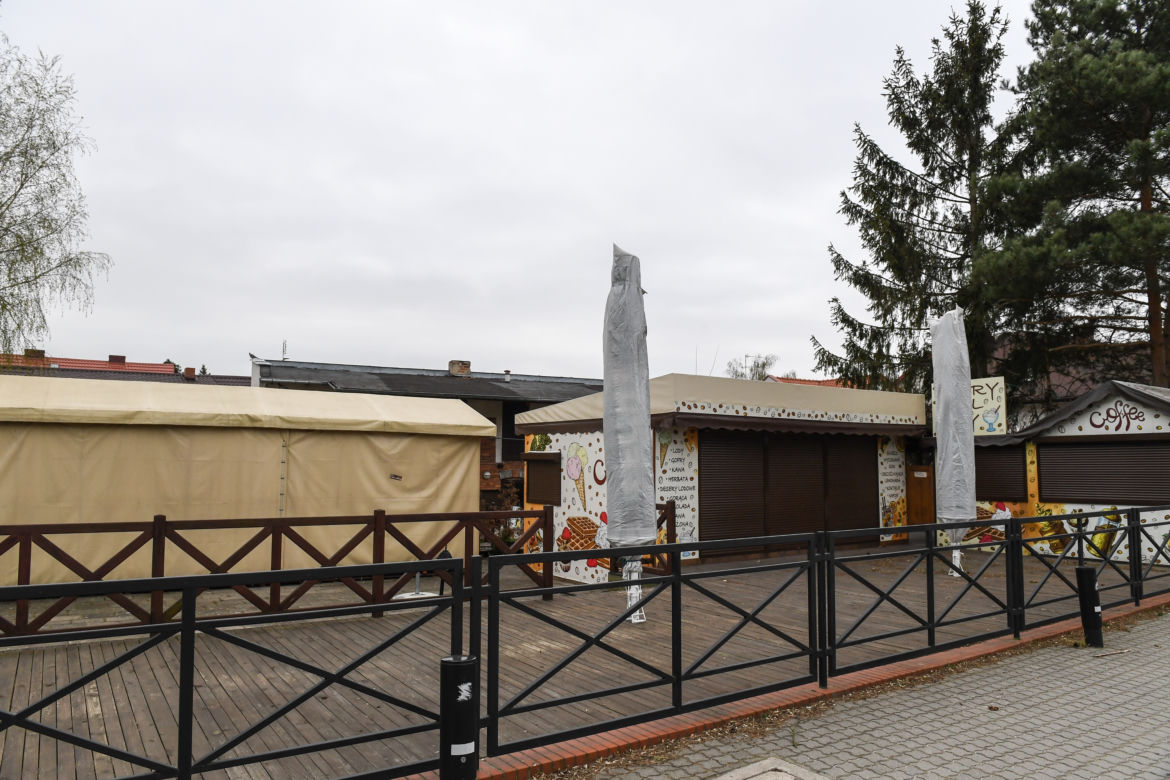  Pusty i bezludny Ciechocinek w dobie koronawirusa