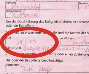 Rutkowski zapłacił 7 tys. zł mandatu
