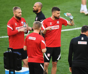Pierwszy trening reprezentacji Polski na stadionie w Gdańsku