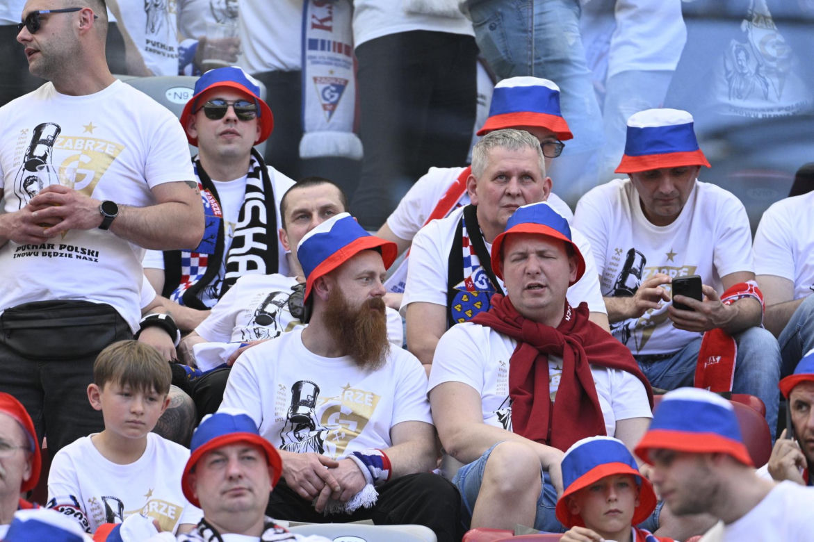 Kibice na finale Pucharu Polski: Górnik - Raków