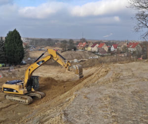 Budowa węzła Granitowa - styczeń 2020