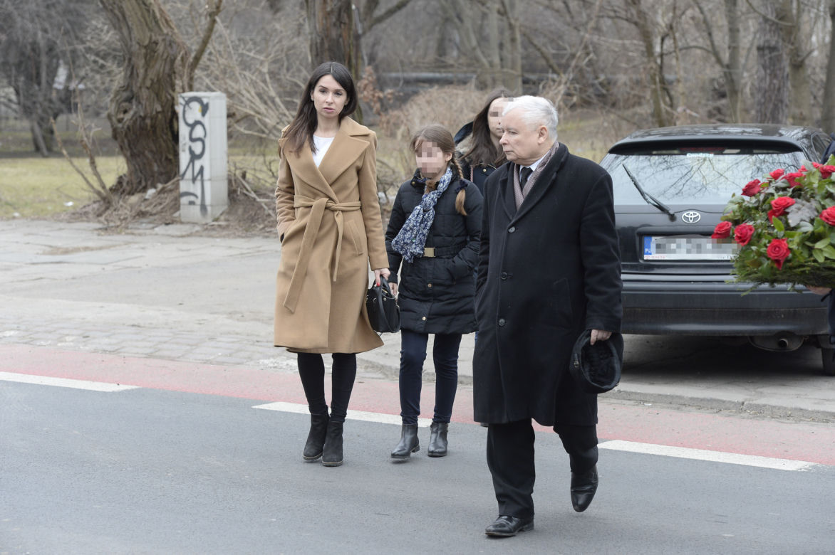 Marta Kaczyńska ze stryjem Jarosławem Kaczyńskim