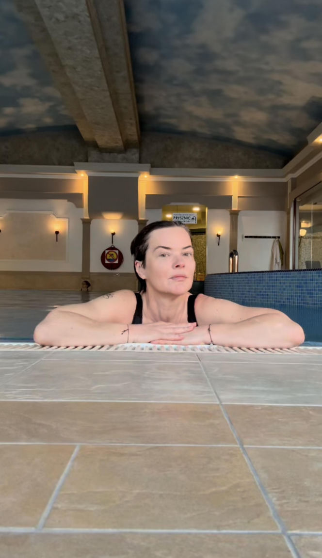 Monika Richardson robi formę w sanatorium