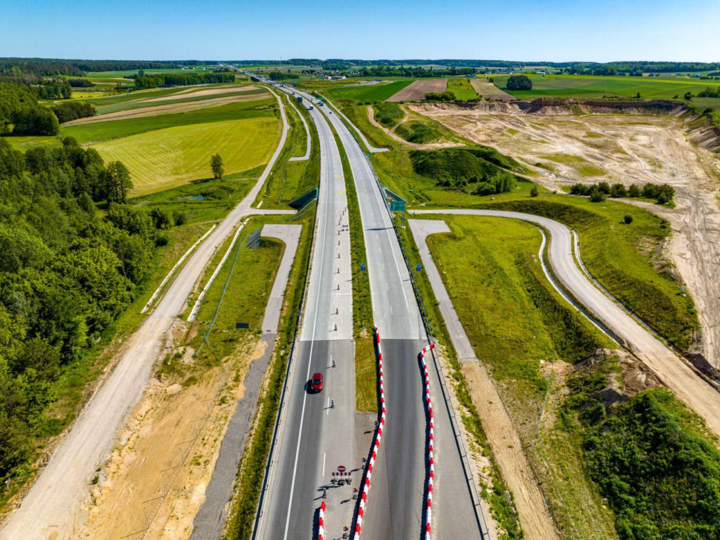 Obwodnica Łomży w budowie - najświeższe zdjęcia - maj 2025