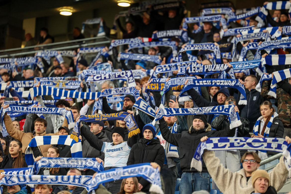 Lech Poznań - Raków Częstochowa: Zdjęcia kibiców z meczu 23. kolejki PKO BP Ekstraklasy