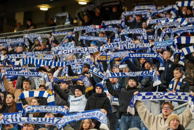 Lech Poznań - Raków Częstochowa: Zdjęcia kibiców z meczu 23. kolejki PKO BP Ekstraklasy