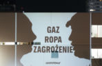 Nocna akcja aktywistów Greenpeace w Warszawie