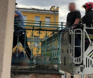 Zatrzymany na balkonie