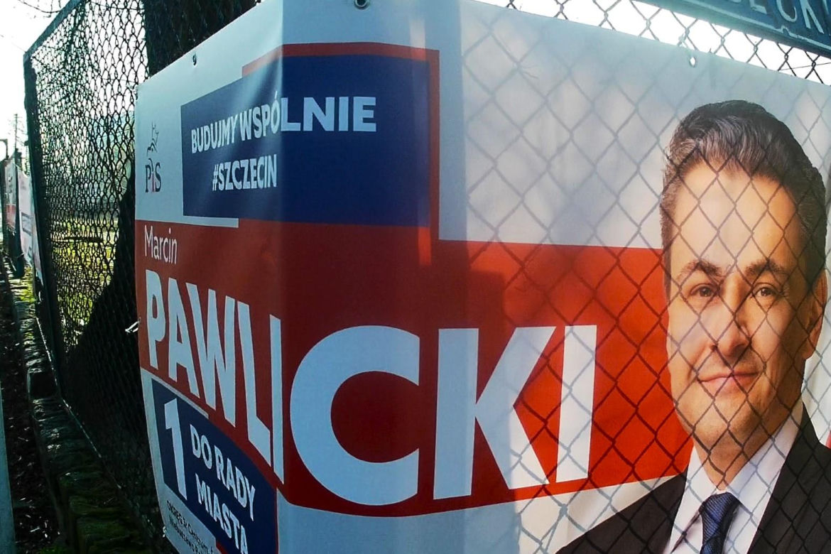 Przedwyborcza "baneroza" w Szczecinie