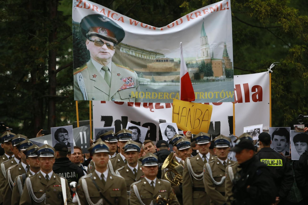 Pogrzeb gen. Wojciecha Jaruzelskiego w Warszawie. Były protesty