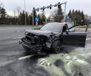 Wypadek na Konstytucji 3 Maja w Lesznie