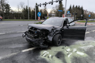 Wypadek na Konstytucji 3 Maja w Lesznie