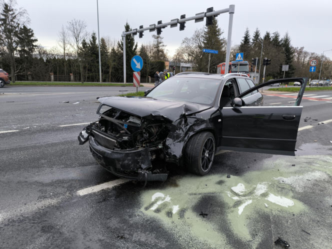 Wypadek na Konstytucji 3 Maja w Lesznie