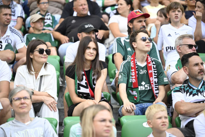 Legia Warszawa - Zagłębie Lubin: Zdjęcia kibiców