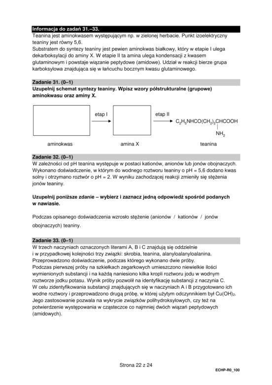 Matura 2022: Arkusz CKE z chemii na poziomie rozszerzonym
