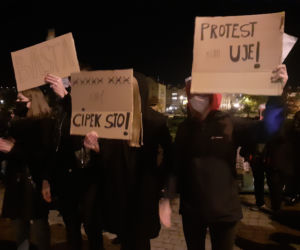 Protest kobiet w Przemyślu 