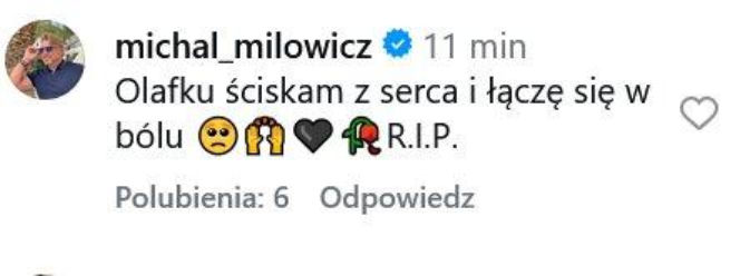 Linde-Lubaszenko nie żyje - gwiazdy i aktorzy wylewają łzy!