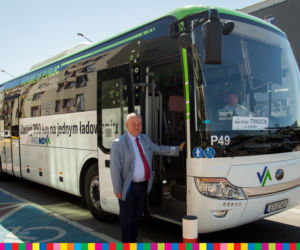 Pierwszy elektryczny autokar na Podlasiu, czyli podróż pod napięciem