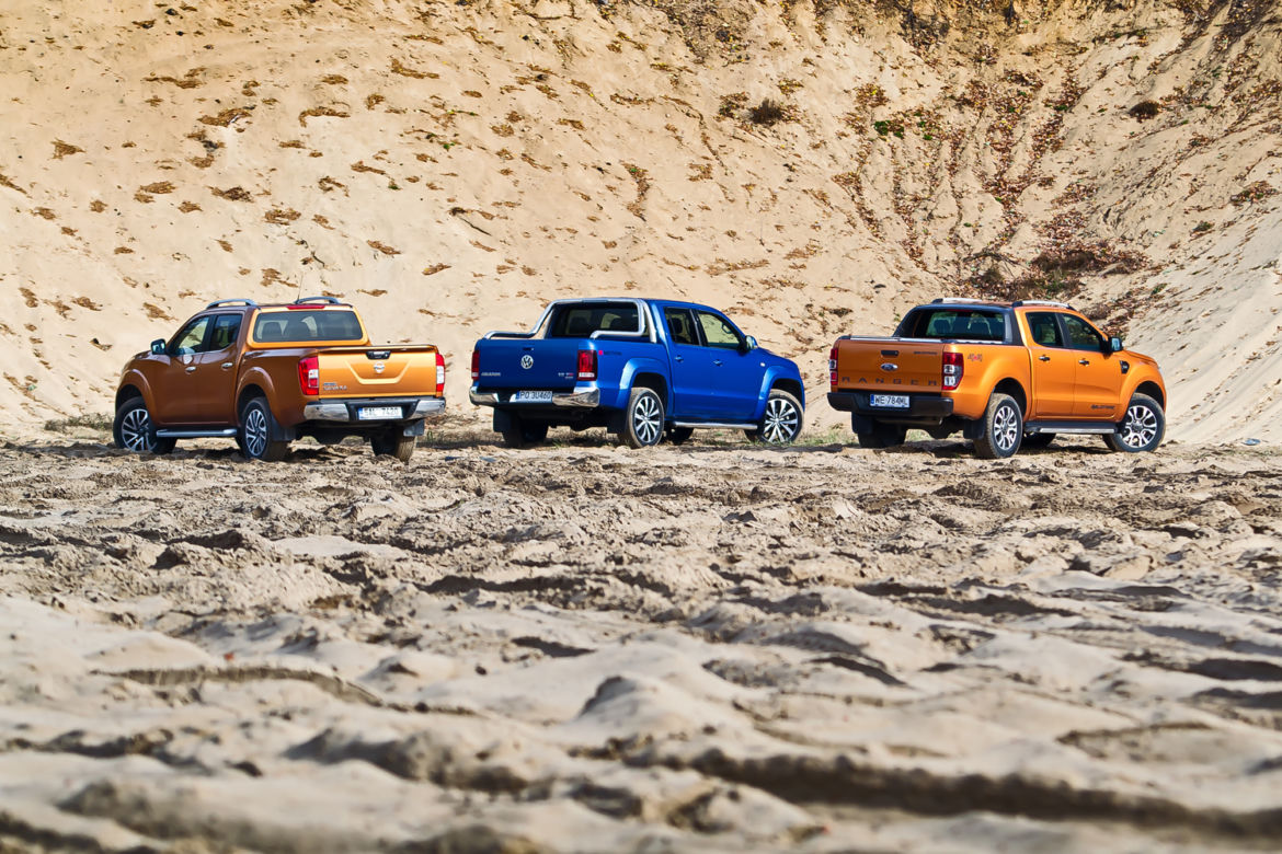 Nissan NP300 Navara, Volkswagen Amarok V6, Ford Ranger Wildtrak