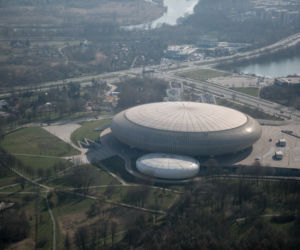 Kraków z lotu ptaka w czasie kwarantanny