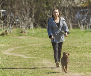 Pełczyńska-Nałęcz na siłowni. Tak wyglądał jej trening z psem