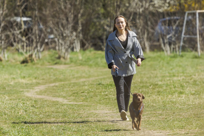 Pełczyńska-Nałęcz na siłowni. Tak wyglądał jej trening z psem