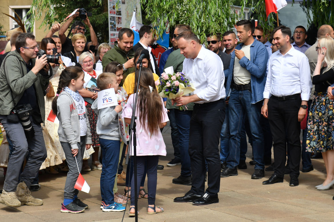 Prezydent Andrzej Duda w Drawsku Pomorskim