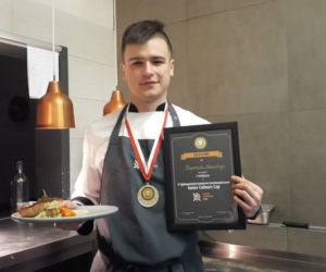 Młody kucharz z Podkarpacia zwycięzcą Junior Culinary Cap!