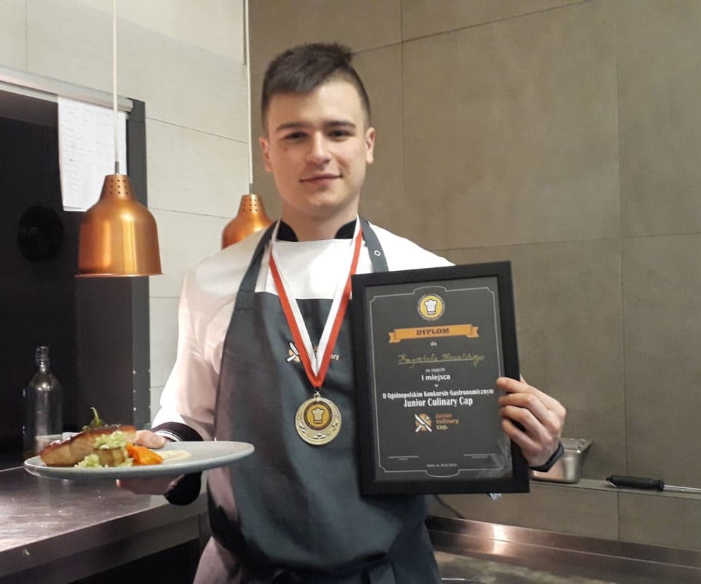 Młody kucharz z Podkarpacia zwycięzcą Junior Culinary Cap!