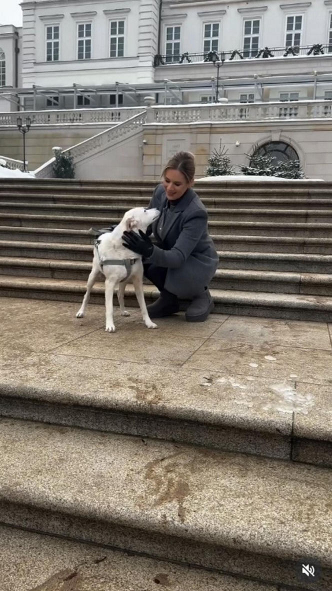 Pieski w Pałacu Prezydenckim