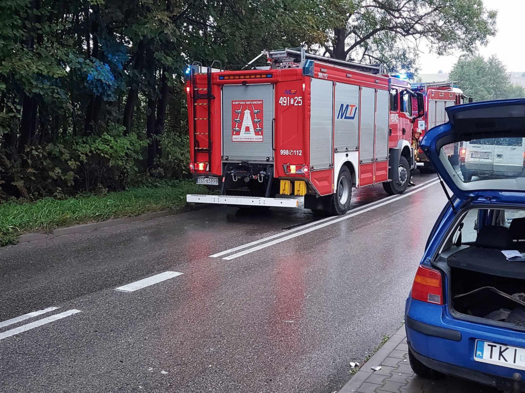 Kolizja w Pawłowie