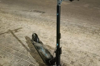 Starachowice. W środku zimy na hulajnodze z promilami