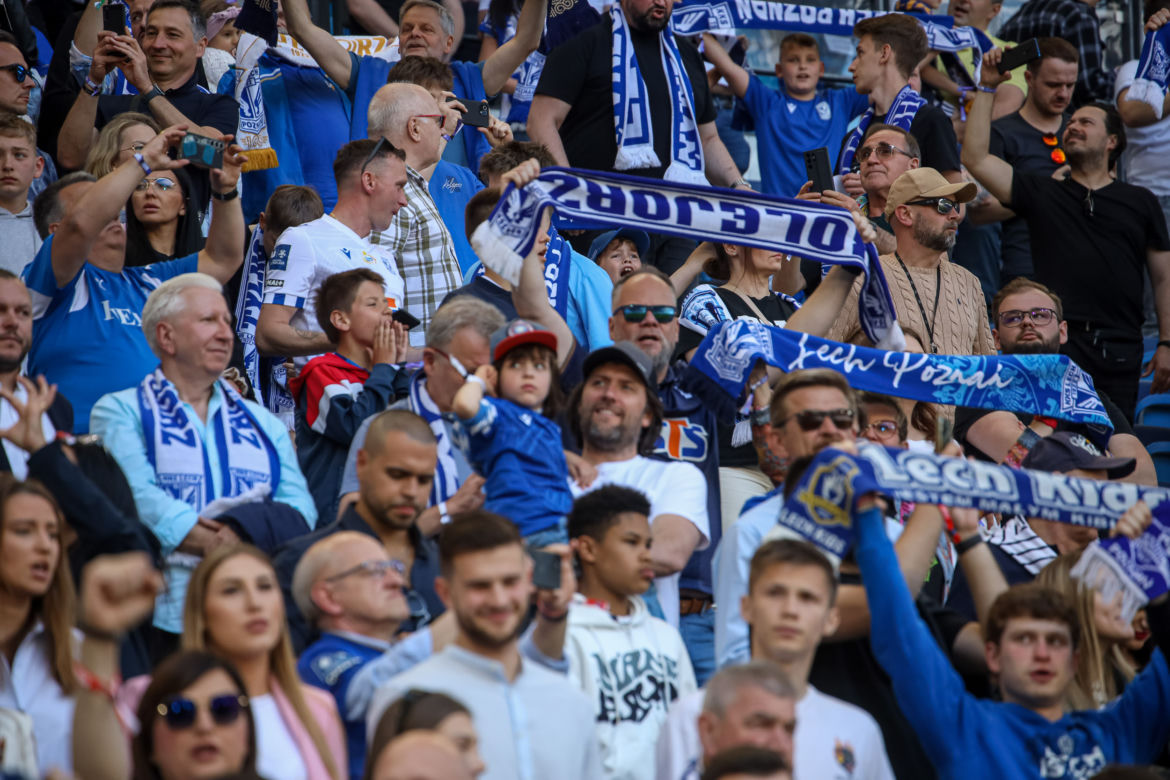 Tak bawili się kibice na meczu Lech Poznań - Jagiellonia Białystok